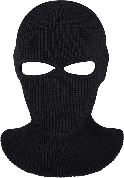 2 hole balaclava|WILLBOND 2 Pieces Knitted Full Face Cover 2